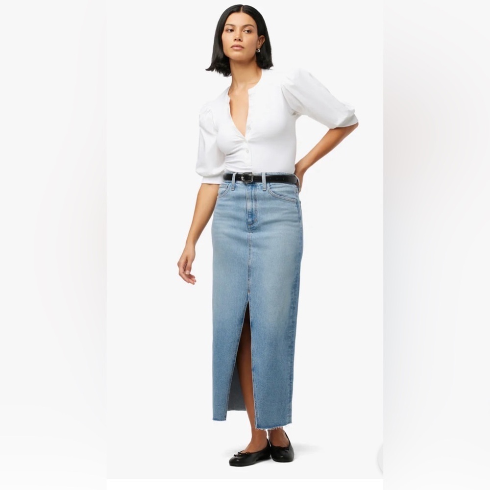 Joe's Jeans The Eva Pazazz Vintage Stretch Denim Maxi Skirt Women's Size 26